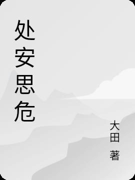 于安思危 于治忧乱